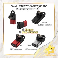 Garmin FENIX 7/7x/5s/6/6X/6S Pro charging adapter converter support data transfer