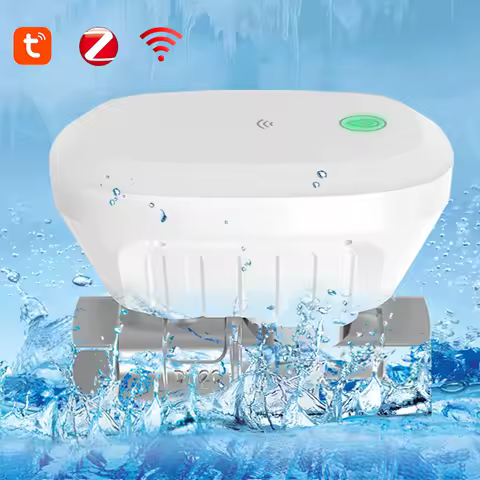 Zigbee Or WiFi Tuya Smart Water Valve Water Meter Water Flow Rate Consumption Temperature Display Sm