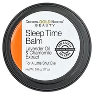 California Gold Nutrition Sleep Time Balm, Lavender & Chamomile 17g