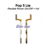 Flexible Power On Off Volume Connector Tecno Pop 5 LTE BD4/ BD4i/ BD4a/ - Flexible Flexible