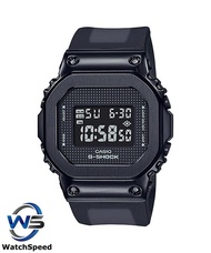 Casio G-shock GM-S5600SB-1D Black Ion Plated Bezel Digital Ladies Fashion Watch
