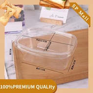 SP MaII-(280ml/500ML)50pcs Transparent Oval Cake box / Pudding box / Mousse Box / Kotak Bekas Cheese