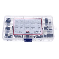 75pcs 15value Transistor Kit TO-220 C5025 D880 50N06 BU406 C2073 TIP31 TIP32 TIP41 TIP42 TIP142 TIP1
