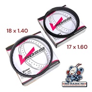 Rossi Front and Rear Rims Ring 18 1.40 17 1.60 Honda Win100 Win 100 Black