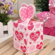 【100pcs Wedding Candy Door Gift Box/ Party Candy Gift Box】