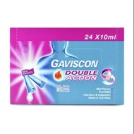 GAVISCON DOUBLE ACTION LIQUID SACHET 24 x 10mL
