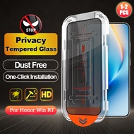 Honor Win RT Easy Install Anti Spy Tempered Glass For Honor Win X7c X6c X7d X7b X8a X7a X6a X8 X9 X7