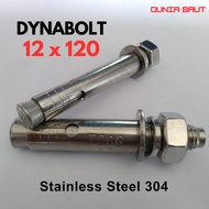 Dynabolt M12X120 Dinabolt 12X120/ Anchor Bolt M12 X 120/ 12 X 120/ - M12 Sleeve