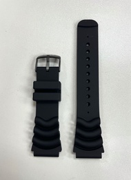 Timex 22mm diving watch silicon strap潛水錶黑色柔軟厚身矽膠錶帶 - 包平郵