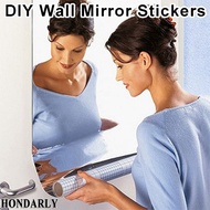 Self Adhesive Wall Mirror Stickers/DIY Creative Mirrors Foil Wall Stickers Removable Mirror Stickers