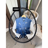 Lv 19802 19762 ribbon jeans jacket