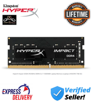 HyperX Impact 32GB 2933MHz DDR4 CL17 SODIMM Laptop Memory - HX429S17IB/32
