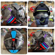 Axxis Helmet Flip Up Gecko SV Epic B1 Gloss Black