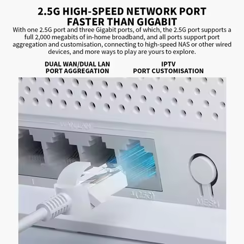 Xiaomi Router BE5000 2.5G Wifi 7 Wiress Router Mesh Group 2.4GHz 5GHz MLO Dual Band Works with Xiaom
