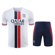 2223 Paris Saint-Germain Football Training Jersey Men's T-Shirt Short-Sleeved Football Jersey Jersey Sportswear