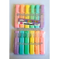 (1 Set Contains 6 Colors) WHOLESALE Highlighter VANCO HL-6860 / Vanco Highlighter Set HL-6860 / Vanc