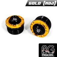 น๊อตหัวโช๊คแต่ง CNC ทูโทน YAMAHA M-SLAZ / MT-15 / XSR-155 / R-15 V3-4 PIRANHA (ปิรันย่า)