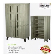 【JTM】SU 226 Shoes Cabinet / Shoe Cabinet / Rak Kasut (L80xW40xH132cm) 6 Layer Shoe Rack