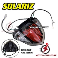 EGO SOLARIZ tail lamp set with socket bulb signal Lampu Belakang siap mentol SOLARIZ "MOTOR ONESTORE