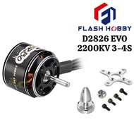 Flash Hobby D2826EVO 2200KV 3-4S Brushless Motor D2826-22