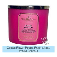 SG Stock ⭐️ CACTUS BLOSSOM Bath & Body Works 3-Wick Scented Candle Home Fragrance Bath BodyWorks Whi