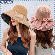 NEXTSS Bucket Hat Men Women Anti-UV Panama Hat Foldable Sun Hat