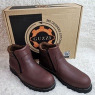 💯Original GUZZI leather safety shoes (2146-887)READY STOCK