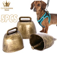 Cow Bell Cow Bell 5 Pieces Iron Pendant Goat Bell Necklace Bell Clear Sound Loud Sound