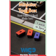 Miniature Tool Box Tool Box containing 2 pieces, 1: scale, 3D material, resin print, accessories, Di
