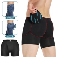Men's Padded Brief Hip Enhancing Butt Lifter Booty Enhancer Boxer Underwear Male Padding Shapewear Booster Liftting Body Shaper