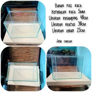 Glass aquarium aquarium Size 40x30x25 Suitable For aquascape
