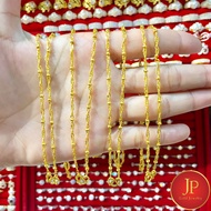 สร้อยคอ ทองชุบ ทองหุ้ม น้ำหนัก1สลึง ยาว18นิ้ว สวยเสมือนจริง JPgoldjewelry