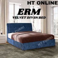 HT ONLINE / Katil Murah / Queen Bed Frame / Divan Bedding Furniture /Katil Queen / Headboard & Divan