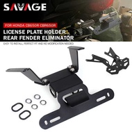 For HONDA CB650R CBR650R 2019-2025 Motorcycle Lnse Plate Holder Tail Tidy Rear Fender Eliminator LED