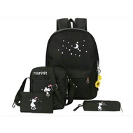Cat backpack, cat backpack, children's bag, children's backpack, cat pattern children's school bag, 