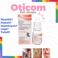 Oticom Ear Drops Masakit, Namamaga, Luga, Nagsusugat, Earmites Otic Drops. FDA Approved.