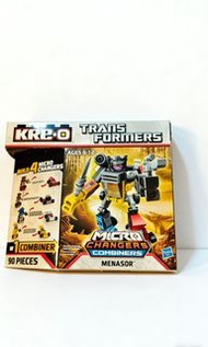 全新HASBRO KRE-O A7308 變型金剛 積木 TRANSFORMERS MICRO CHANGERS COMBINERS MENASOR 衝鋒派萬能喪士