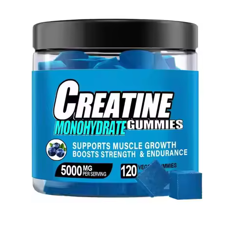 Creatine Monohydrate Gummies 5000mg for Men & Women, 120 CT Chewable for Muscle Support, Energy Boos