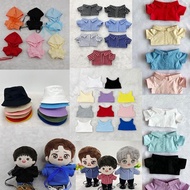 15cm doll Clothes Ready Stock doll Clothes 10cm Cotton Doll Clothes Short-Sleeved Pants Hat [10cm 20
