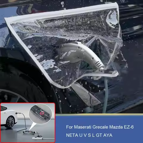 Car For Maserati Grecale Mazda EZ-6 NETA U V S L GT AYA KIA EV3 EV9Energy Charging Port Rainproof Co