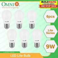 Buildmate x OMNI 6 PCS - 9W LED Lite Light Bulb Variant: Daylight | Warmwhite