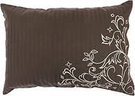 Merry Night Pillow Cover Inico IN61551-93 "Clair" Brown Approx. 16.9 x 24.8 inches (43 x 63 cm), Zip