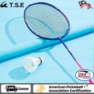 Malaysia TSE 2pcs 4U G5 Original Design Full Carbon Fiber 22-26Lbs Strung Badminton Racket With Free