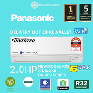 [Delivery Out of KL.Valley] 2.0hp Panasonic XPU-Series X-Deluxe Inverter Air Cond