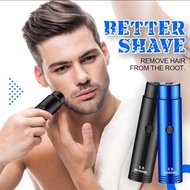 Alat Cukur Elektrik Mini Portable Rechargeable / Shaver USB Pencukur Kumis Alis Jenggot Cambang Bulu
