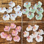 BABEQUE5V 6pcs Butterfly Orchid Flower Head, DIY Crafts 9cm Simulation Butterfly Orchid, Realistic S