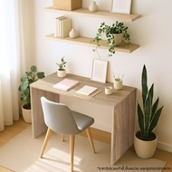 SB Design Square KONCEPT FURNITURE โต๊ะทำงาน รุ่น Putter ขนาด 100 ซม. สีไม้โทนอ่อน (100x60x75 ซม.)