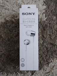 SONY耳機MDR-EX155 耳道式 白色