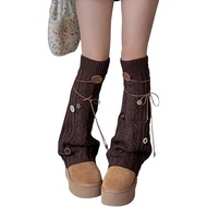 Shoujo Leg Warmers Y2k Vintage Whimsy Twee Legwarmers Downtown Girl Clothes Harajuku 2000s Gyaru Acc