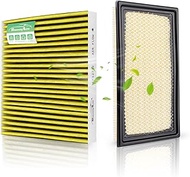 Engine and Cabin Air Filter Combo forFord Explorer 2020-2026 2.3/3.0L, Lincoln Aviator 20-26 3.0L,Po